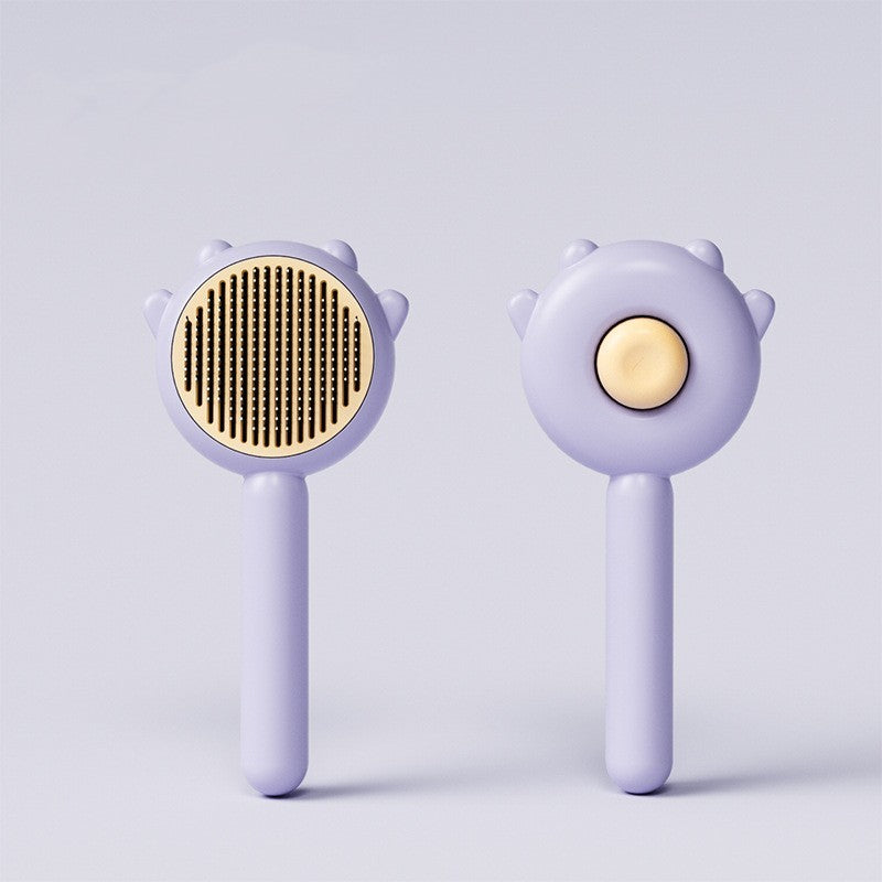 Self-Cleaning Pet Hair Remover Brush