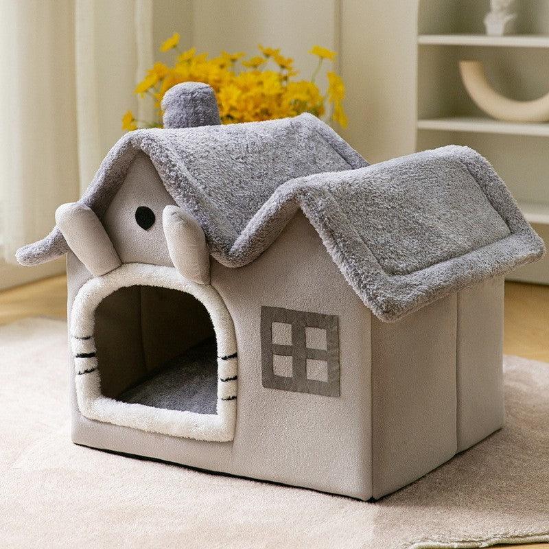 Soft Warm Foldable Pet Cave House