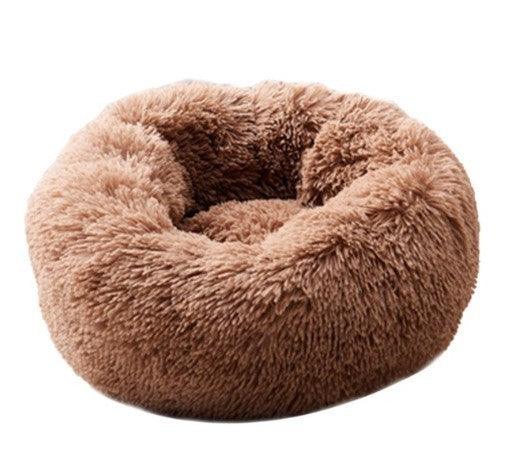 Round Small Dog Plush Bed