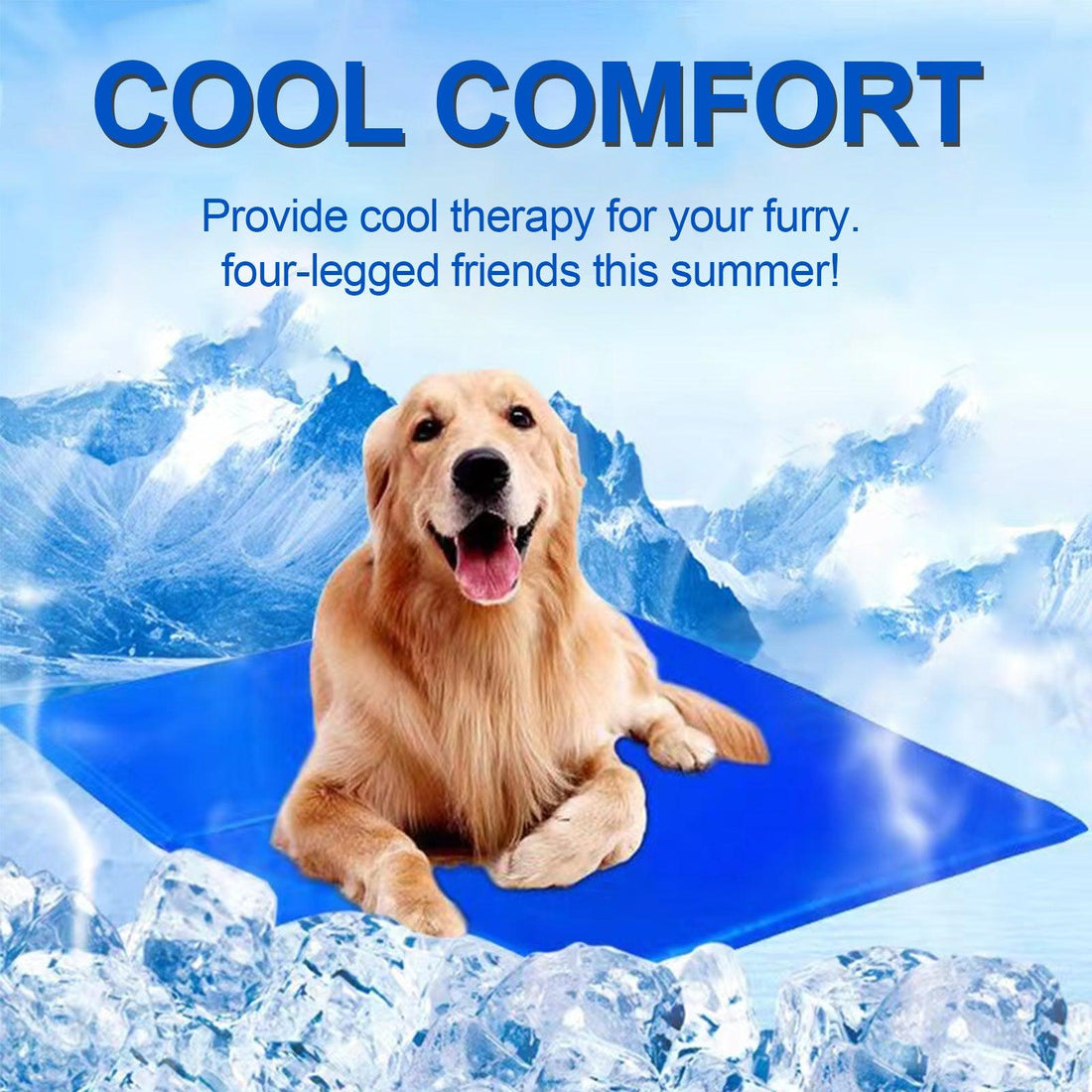 Pressure Activated Dog Cooling Mat-snuggletails