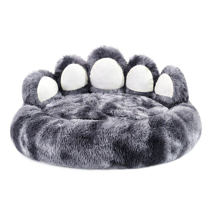 Paw Shape Cozy Plush  Dog Bed-snuggletails