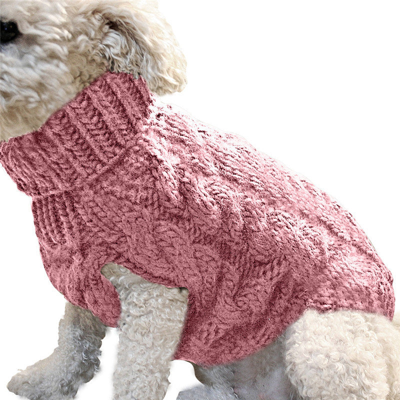 Dog Winter Warm Knit Sweater