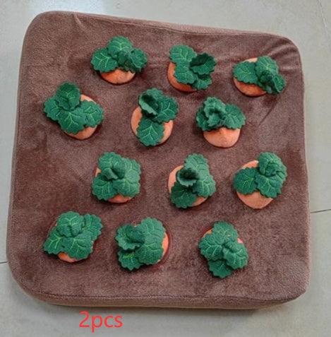 Plush Carrot Pet Snuffle Mat