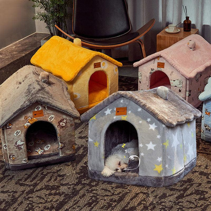 Soft Warm Foldable Pet Cave House