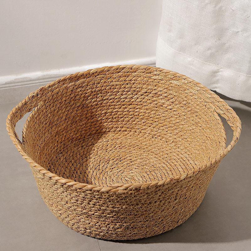 Cat Round Rattan Hanging Hammock