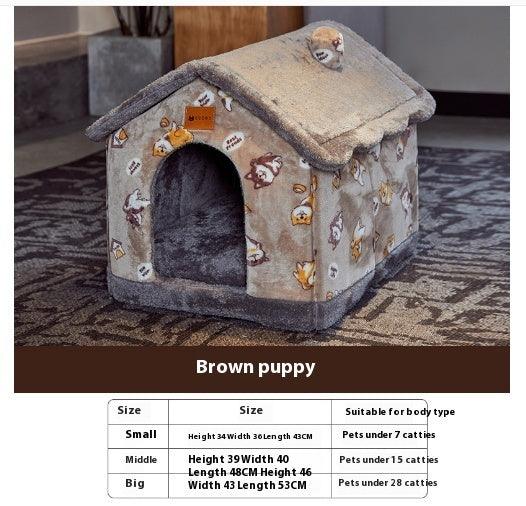 Soft Warm Foldable Pet Cave House