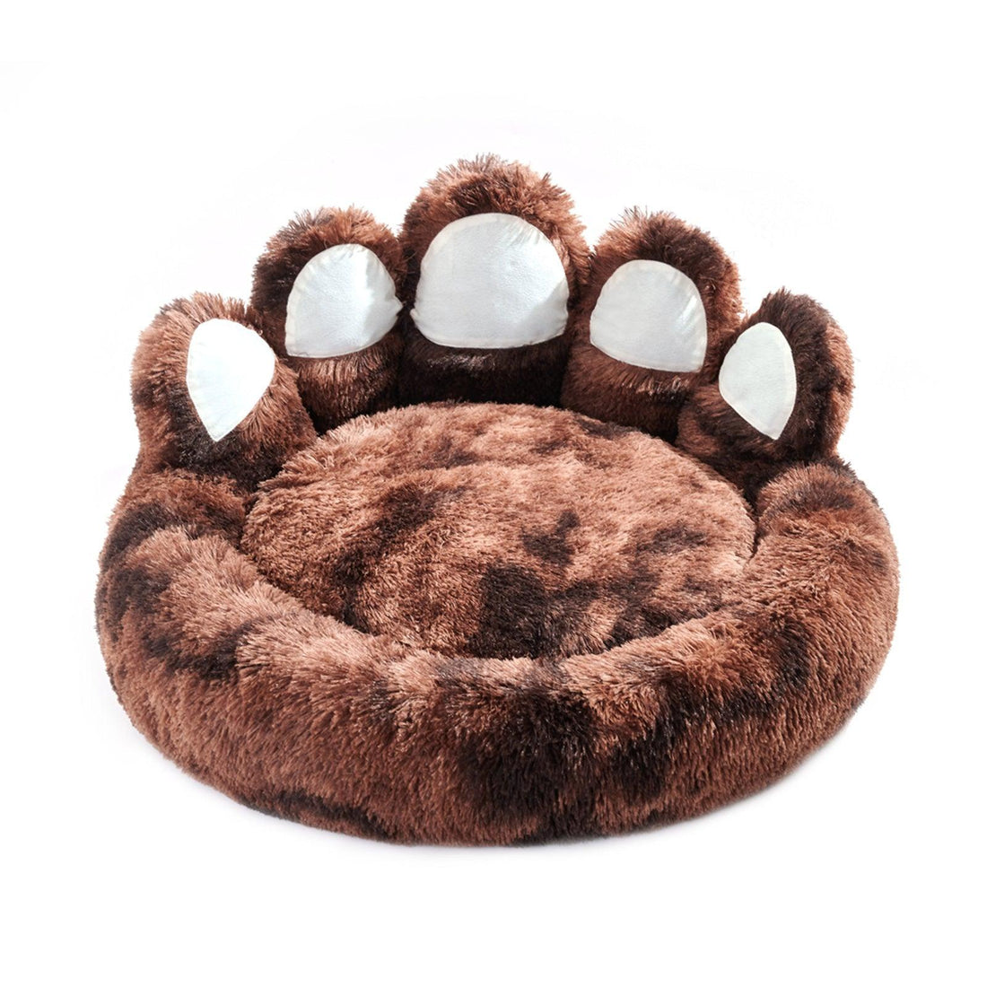 Paw Shape Cozy Plush  Dog Bed