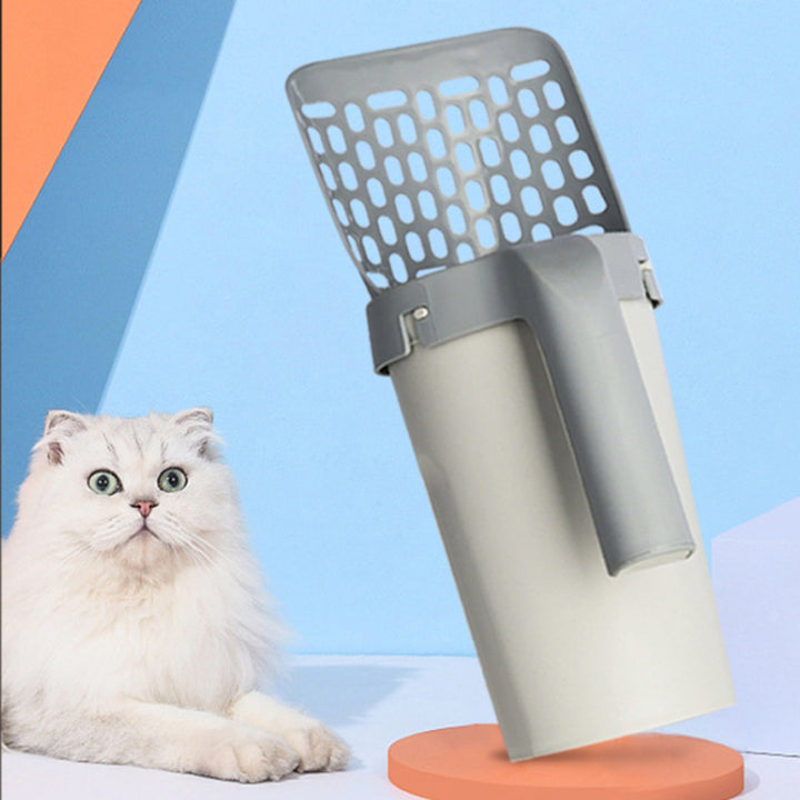 Storage Box Integrated Cat Litter Shovel