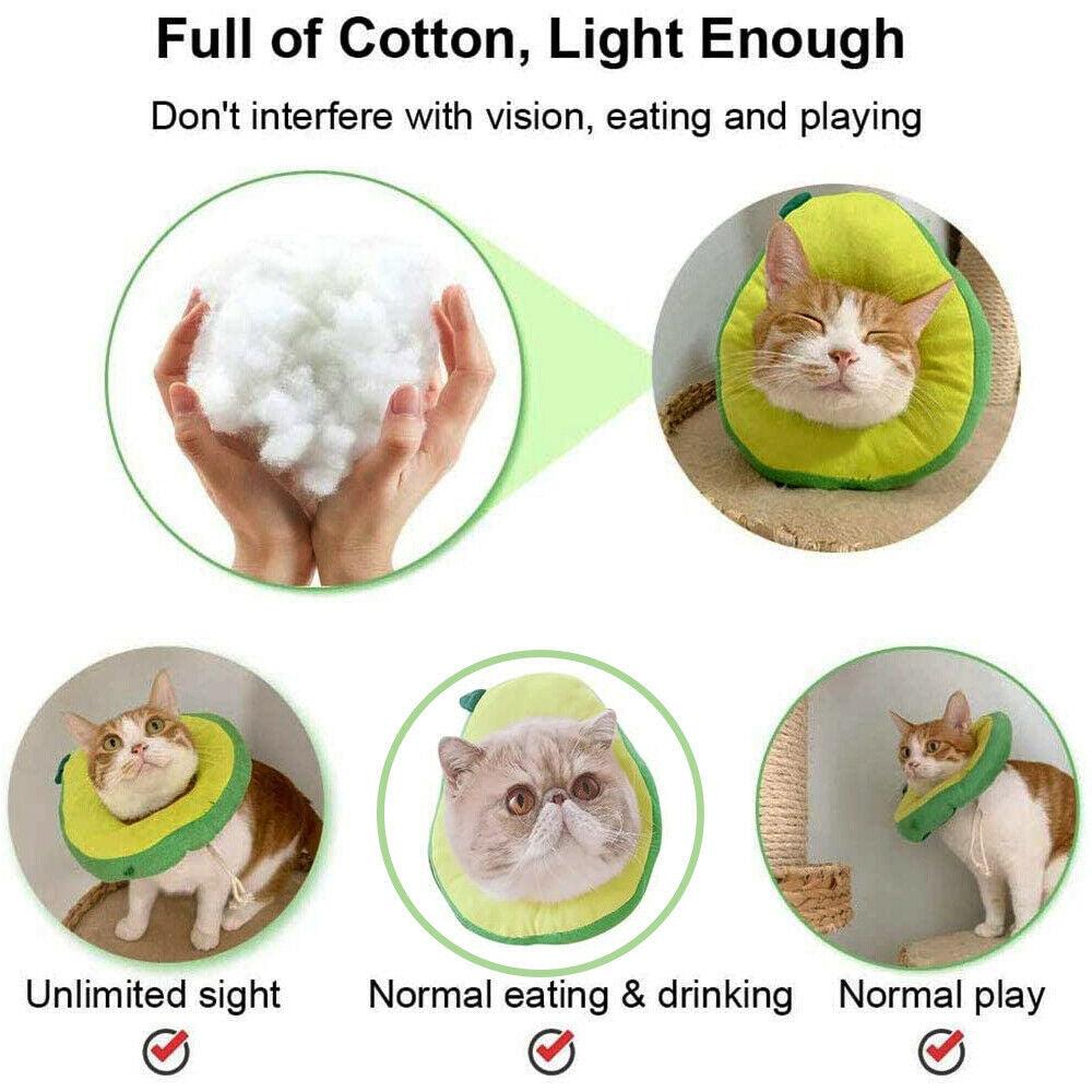 Cute Soft Cat Recovery Neck Collar