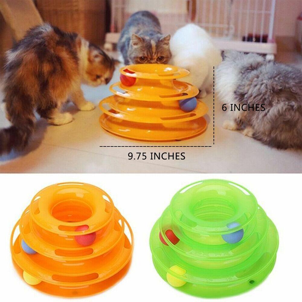 Interactive Cat Ball Disk Toy