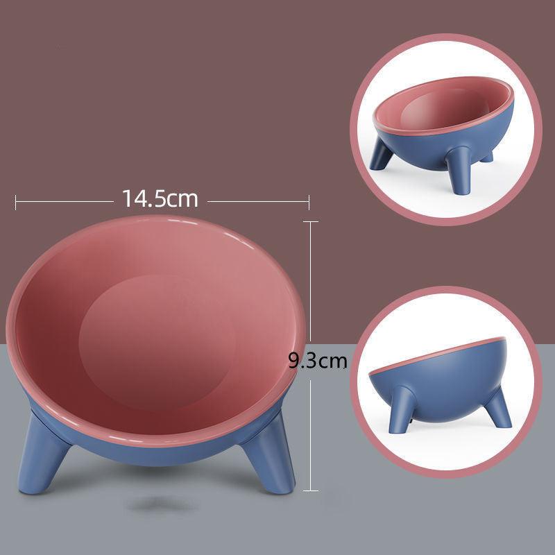 15° Tilted Raised Pet Feeding Bowls