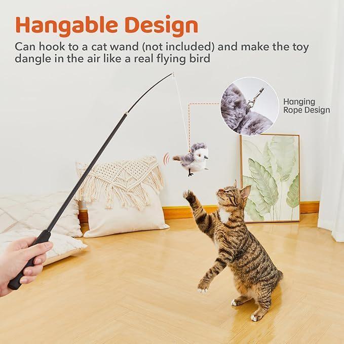 Flapping Bird Cat Exercise Toys-snuggletails