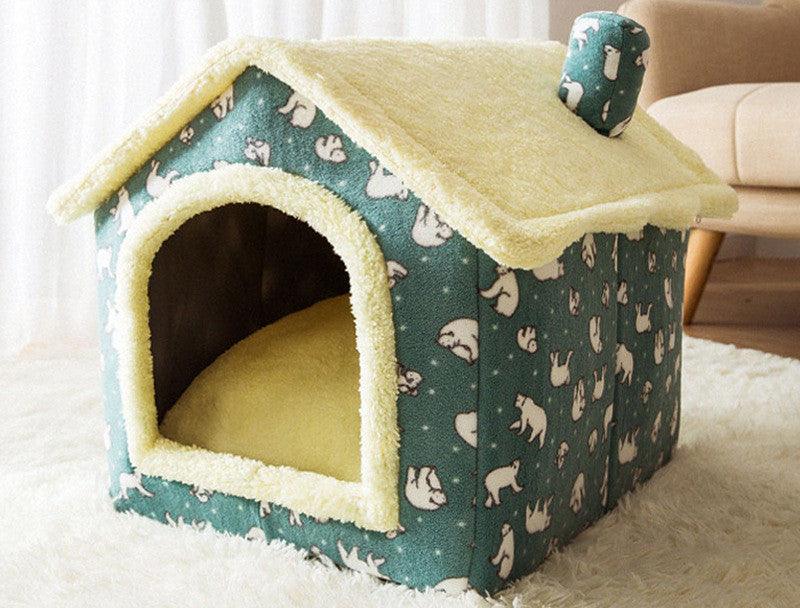 Soft Warm Foldable Pet Cave House