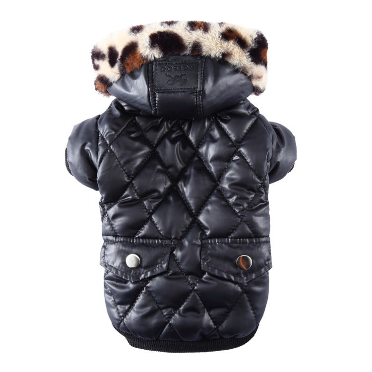 Warm Hooded Fashionable Dog Coat