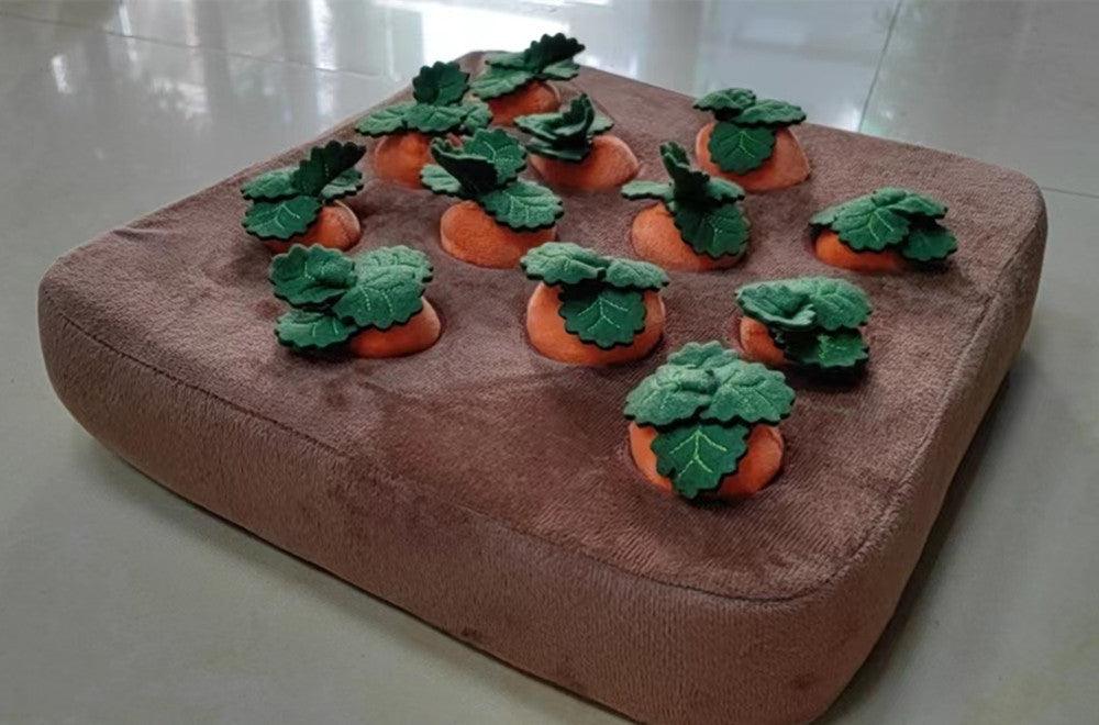 Plush Carrot Pet Snuffle Mat