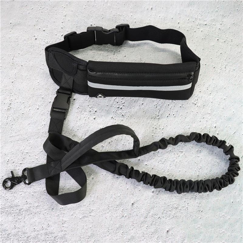 Hands Free Dog Leash with Waist Bag