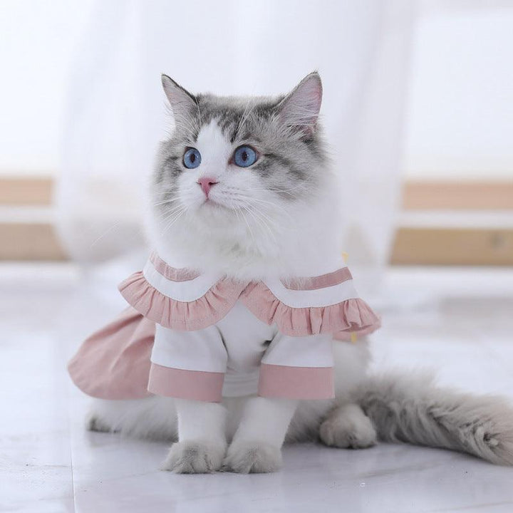 Cute Cat Thin Skirt Clothes