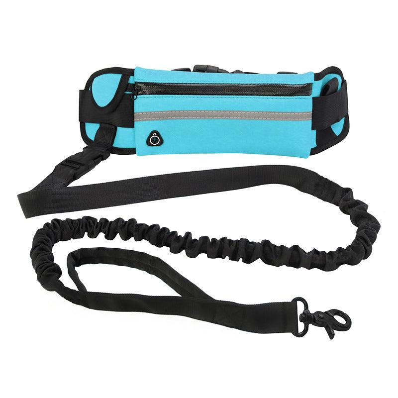 Hands Free Dog Leash with Waist Bag