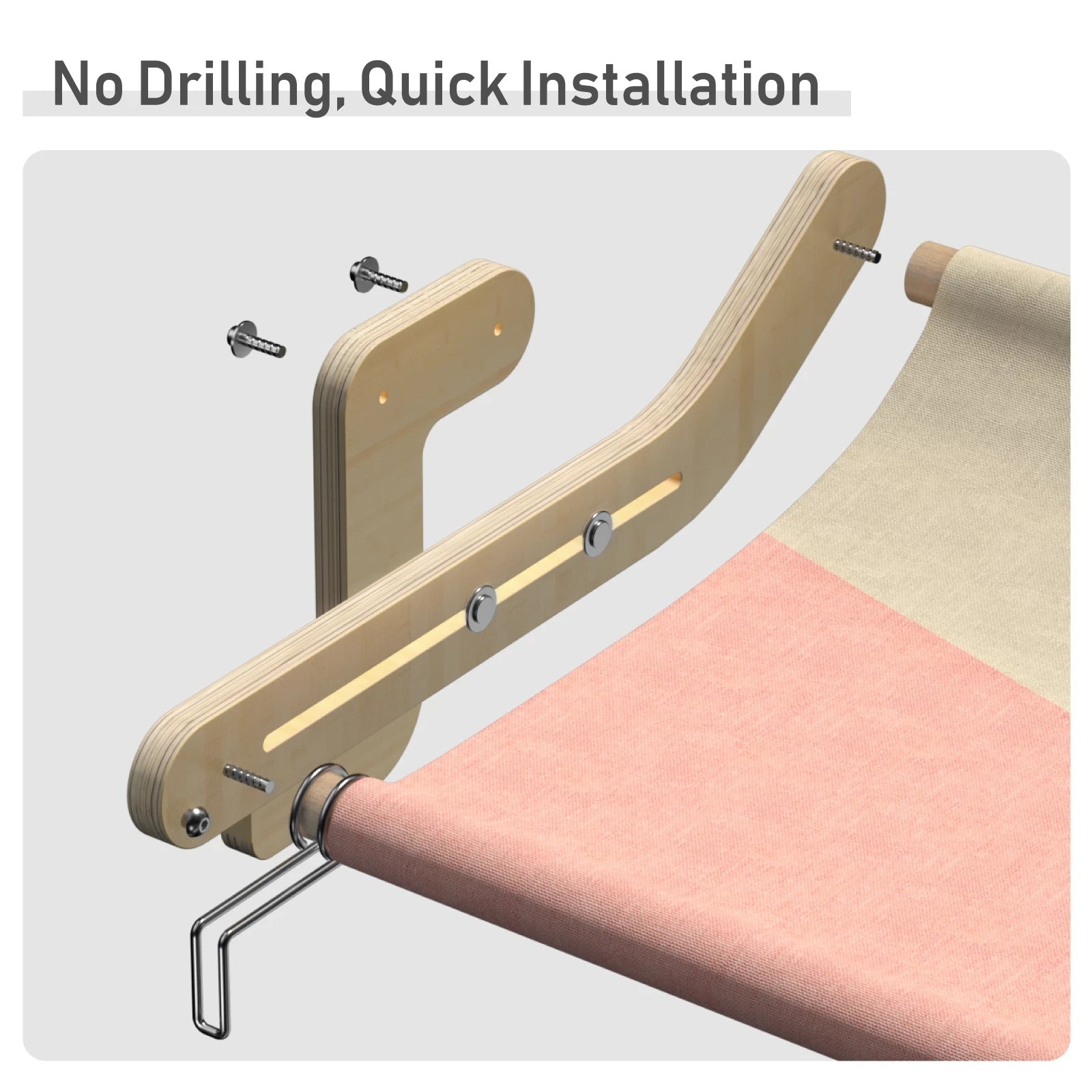 Cat Plywood Window Perch