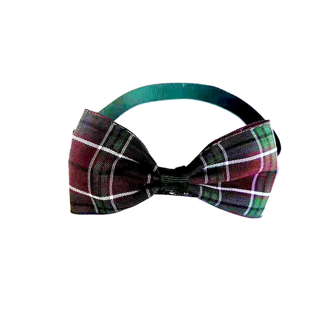 Pet Plaid Bow Tie Collar