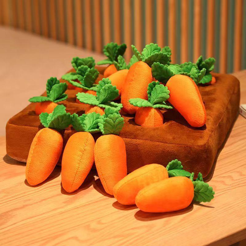 Plush Carrot Pet Snuffle Mat