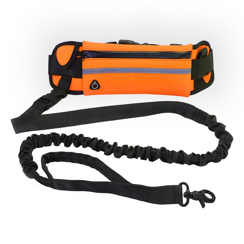 Hands Free Dog Leash with Waist Bag