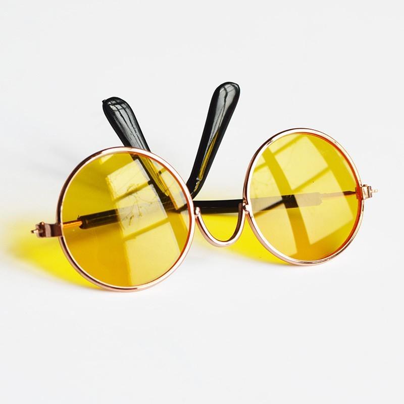 Retro Fashion Cute Reflection Pet Glasses