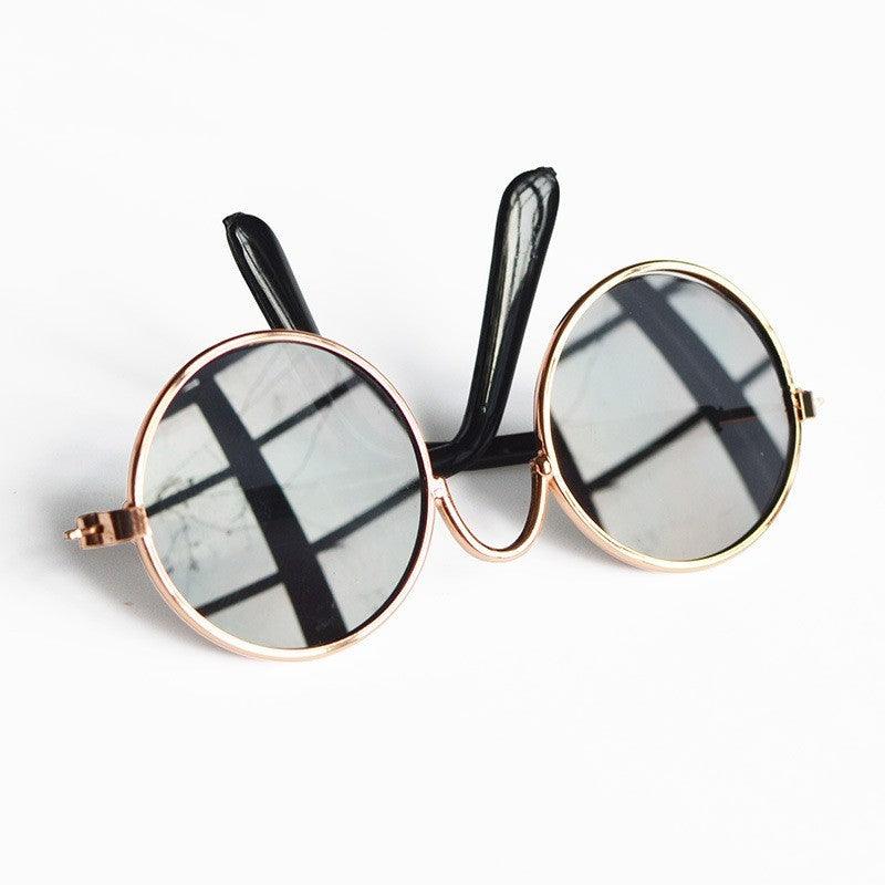 Retro Fashion Cute Reflection Pet Glasses