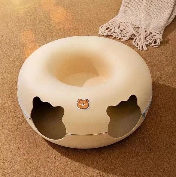 Cat Donut Tunnel Toy-snuggletails