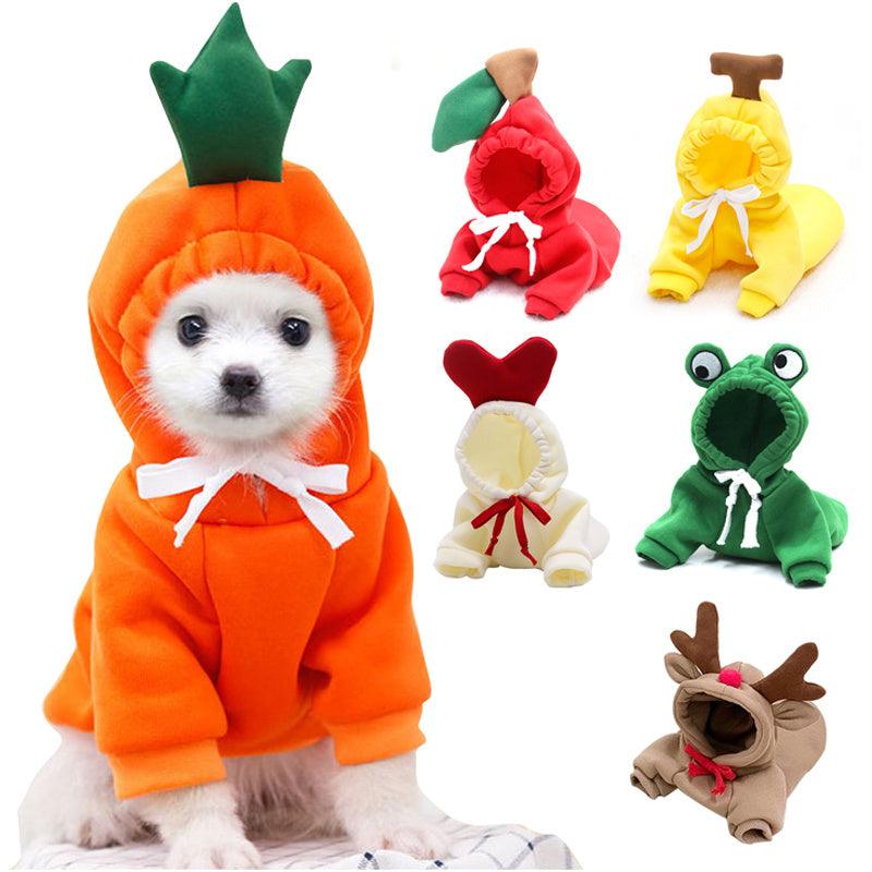 Cute Warm Small Dog Hoodies-snuggletails