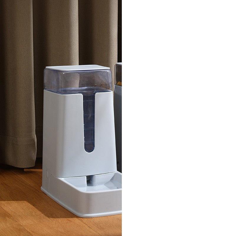 Automatischer Futter- und Wasserspender für Haustiere mit Doppelnapf