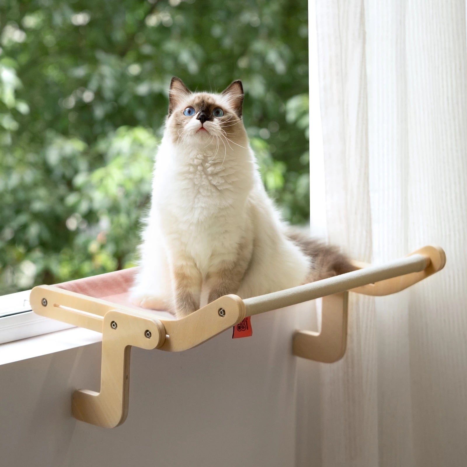 Cat Plywood Window Perch