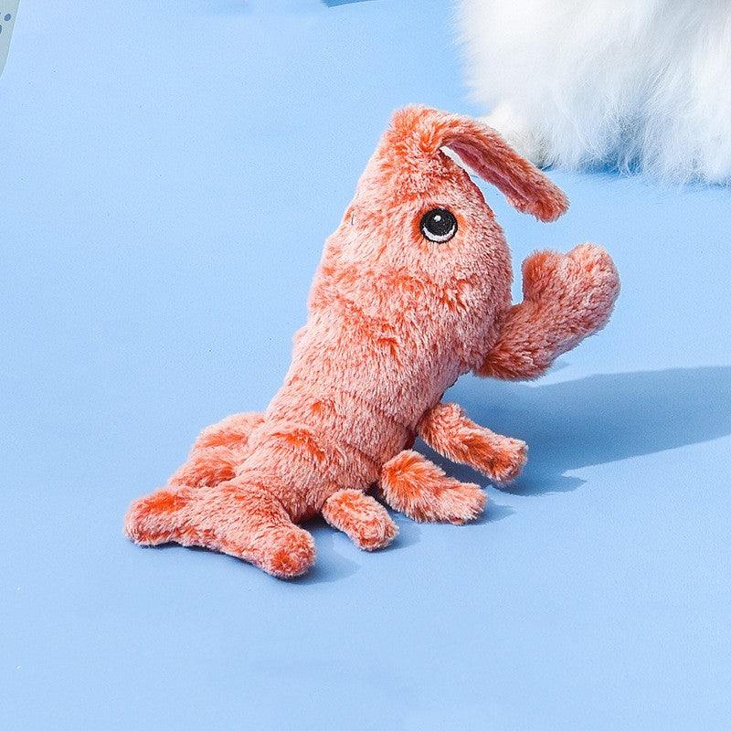Interactive Lobster Plush Cat Toy