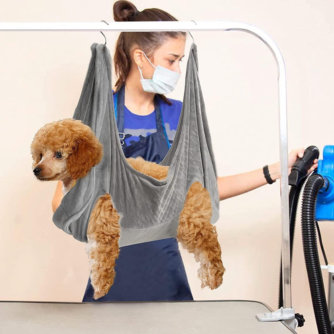 Breathable Pet Grooming Hammock-snuggletails