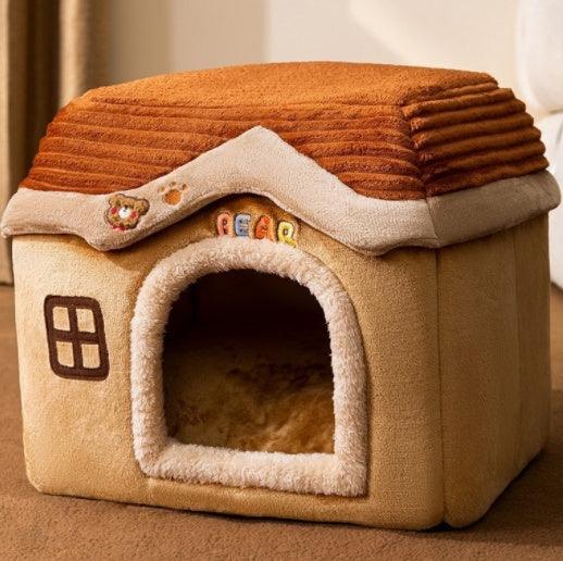 Soft Warm Foldable Pet Cave House