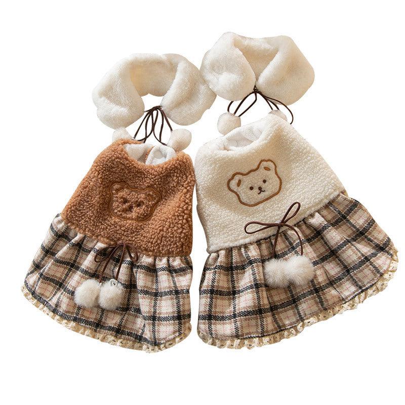 Teddy Bear Small Pet Winter Dress