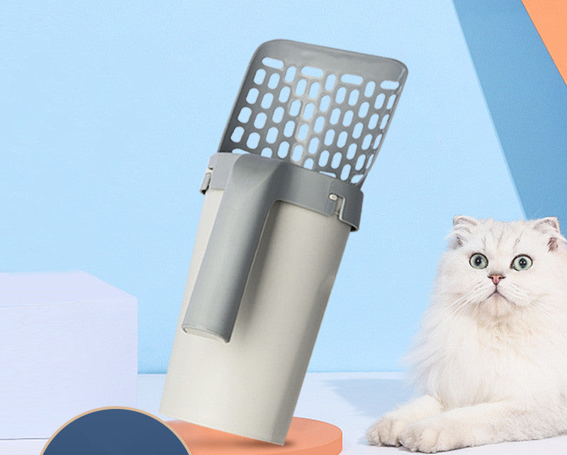 Storage Box Integrated Cat Litter Shovel