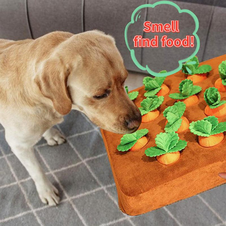 Plush Carrot Pet Snuffle Mat