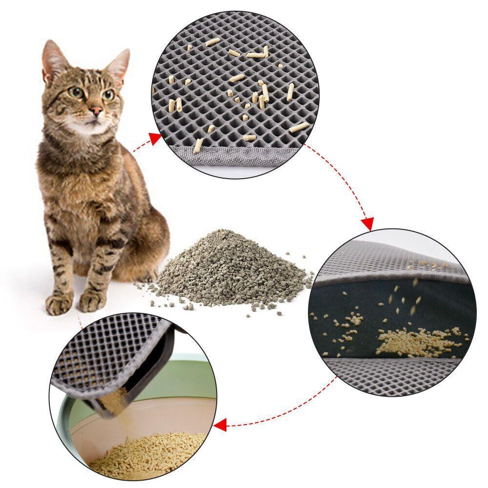 Waterproof Double Layer Cat Litter Mat-snuggletails