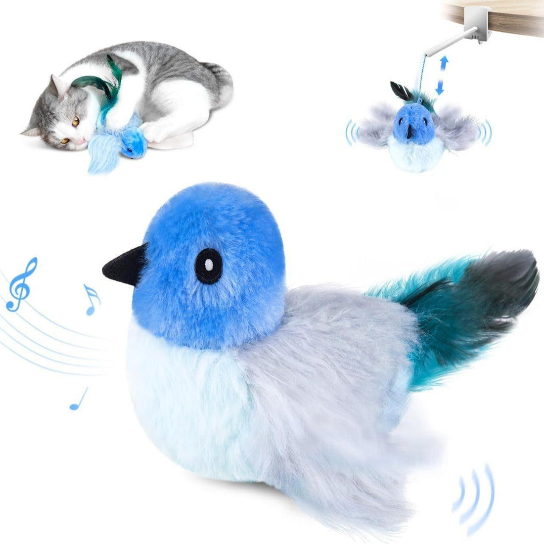 Automatic Flapping Bird Electric Cat Toy