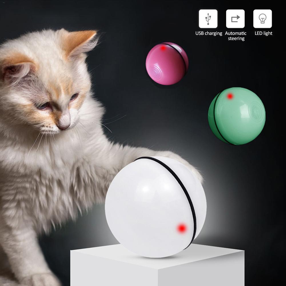 LED Laser Rolling Ball Cat Toy-snuggletails