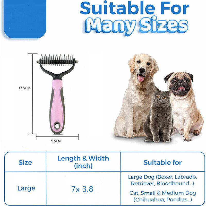 Double-Sided Pet Grooming Tool-snuggletails