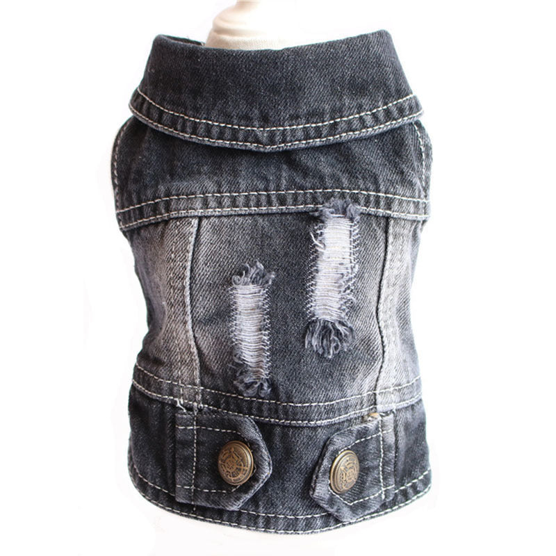 Denim Jacket Jeans Pet Vest